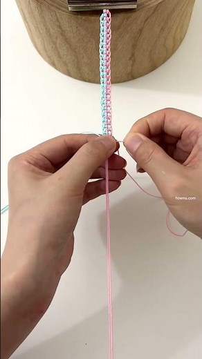 DIY Two Color Macrame Bracelet Easy and Beautiful Beginner Tutorial #bracelet #diy