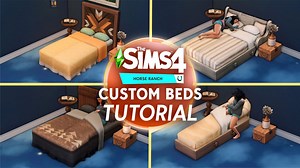 The Sims 4 Build Hack: Create Custom-Made Beds