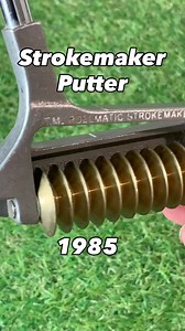The Rollmatic Strokemaker putter from 1985 is pretty wild. Not legal for USGA play and is actually a training putter. These things are very hard to find a must for any retro golf putter collector. Play Retro #golfing #golfer #golfclub #putter #golfputter | Retrogolfguy