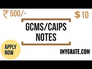 How to apply CAIPS Notes GCMS Notes | Step by step guide with examples