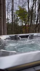 Name something more peaceful than a warm, bubbly Hot Spring spa surrounded by towering pines and the tranquility of nature. We’ll wait. 🎥 credit: Brookmill Cabin #HotSpringSpas #EveryDayMadeBetter | Hot Spring Spas