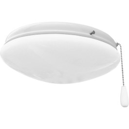 Progress Lighting 2-Light Universal Ceiling Fan Light Kit - White