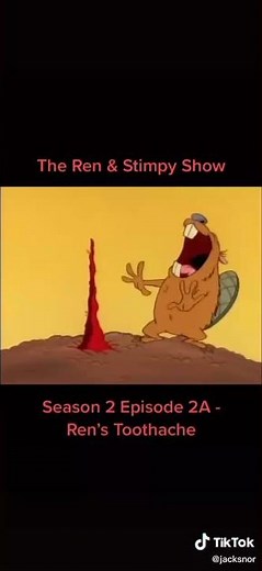 Ren and Stimpy Season2 episode2 Ren's toothache👨🏻‍⚕️