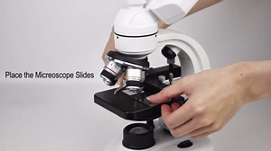 Compound Trinocular Microscope, 40X-5000X Laboratory Professional LED Microscope for Adults with WF10X and WF25X Eyepieces, Mechanical Stage, 30PCS Sildes (Electronic Devices Compatible)
