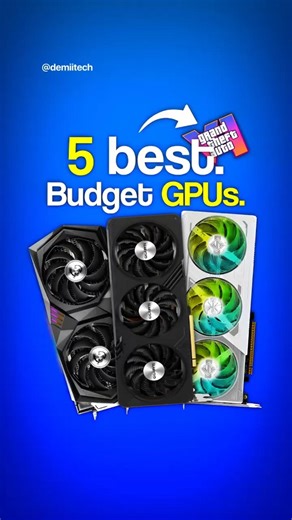 Top 5 Budget GPUs for Gaming 2026 🎮🔥