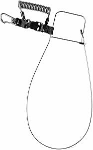 Rogue Endeavor® Fish Stringer Clip, Large, Stainless Construction, Quick Release 36” Steel Core Lanyard, Designed for Spearfishing, Kayak Fishing & Scuba Diving and All Fish Types