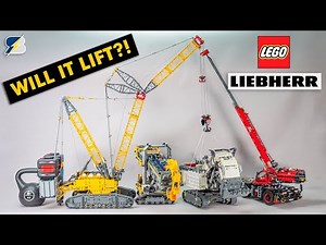 Will it lift?? LEGO Technic Liebherr LR 13000 extreme load test, comparison and price evaluation