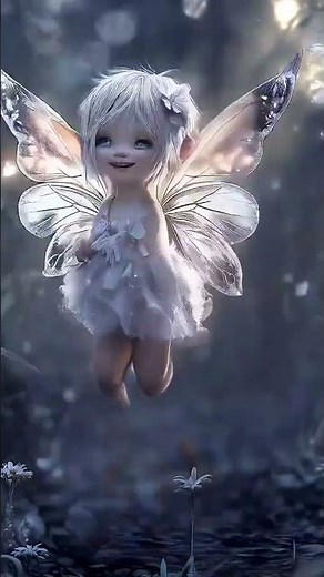 Adorable Baby Fairy with Sparkling Wings | Magical Fantasy Art