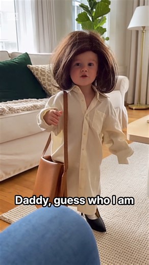 babybuddypets on Instagram: "I’m Mommy!” Toddler Walking in Mom’s Heels A 2-year-old tot wobbles in mom’s heels, wig and handbag, then proudly yells “I’m Mommy!” while dad laughs so hard the camera shakes. The cutest family roast ever. #funnytoddler #momlife #familyvlog #shorts #cutekids"