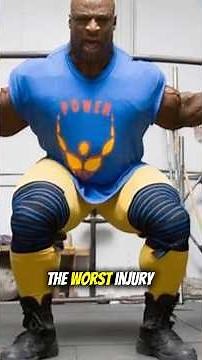Ronnie Coleman reveals his Worst Injury Ever