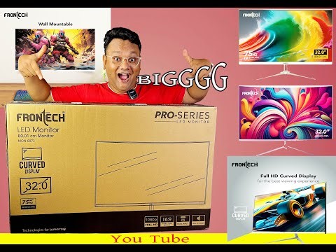 Unboxing Frontech 32" LED Monitor