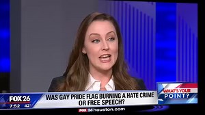 If burning a U.S. flag is considered free speech what was an Iowa man sentenced for burning a gay pride flag? Sunday morning the What's Your Point panel shared their thoughts on this case - what's your point? https://www.fox26houston.com/shows/whats-your-point | FOX 26 Houston