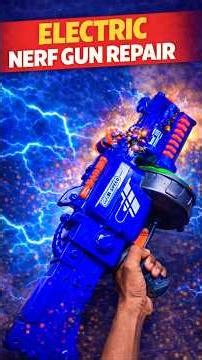 Can I Repair This, Nerf Electric Machine Gun🧐? #nerfgun #repair