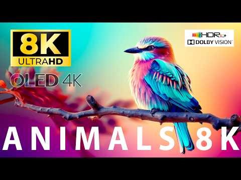 ANIMALS OF AMAZON 8K ULTRA HD – Jungle Wildlife Documentary with Relaxing Sounds