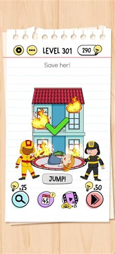 Brain Test Level 301 Solution & Walkthrough | Tricky Puzzles (Android & iOS Shorts)