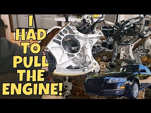 Audi (A6 A4 Q5) 3.2 Upper Timing Chain Tensioners, Cam Girdle Seals, & Engine Removal | MUST SEE!