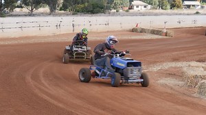 VIDEO: Lawn mower racing turning heads