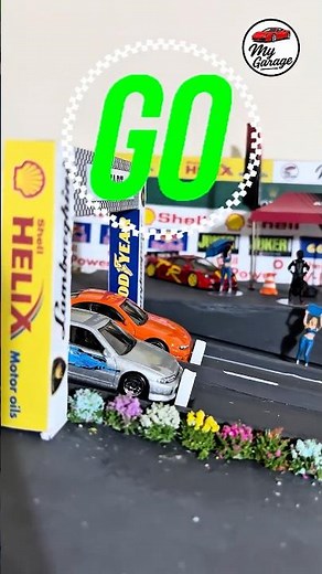 Hot Wheels Fast & Furious Acura Integra vs Nissan Silvia S15 Epic 1:64 Diorama City Race 🏎️🔥