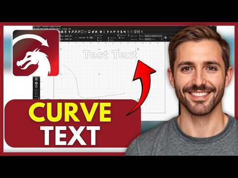 How to CURVE/BEND TEXT in Lightburn (EASY) 2026