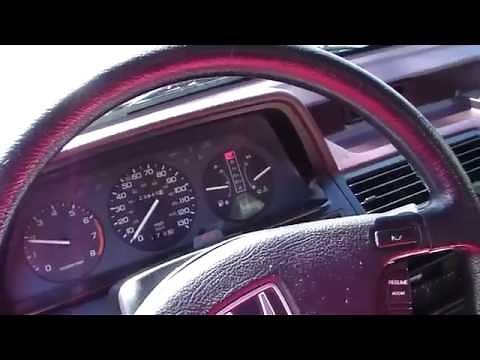 1989 Honda Accord Review and Test Drive.