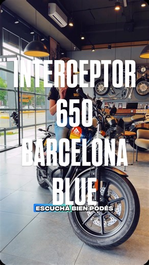 El color lo dice todo 💙 La Interceptor 650 Barcelona Blue combina estilo clásico, potencia y actitud pura. 🏍️ Motor bicilíndrico, alma británica y ese diseño que no pasa desapercibido. Vení a Royal Enfield Devoto y sentí lo que es manejar una verdadera leyenda. escribinos o también podes acercarte a la sucursal y verla vos mismo 🤩 #RoyalEnfield #Interceptor650 #BarcelonaBlue #RoyalDevoto | Royal Enfield Devoto
