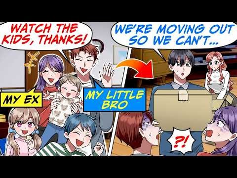 My Little Bro Who Stole My GF Dumped Their Three Kids on Me So They Could Travel![RomCom Manga Dub]