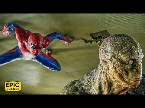 The Lizard Attacks Spider-Man At School - The Amazing Spider-Man