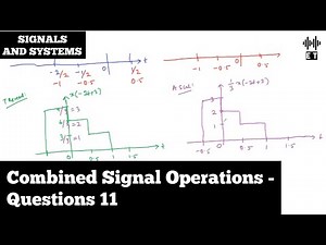 Combined Signal Operations | Questions 11 | Signals And Systems