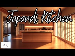 The Japanese Kitchen: Where Zen Meets Luxury - Japandi Kitchen Design Trends 4K