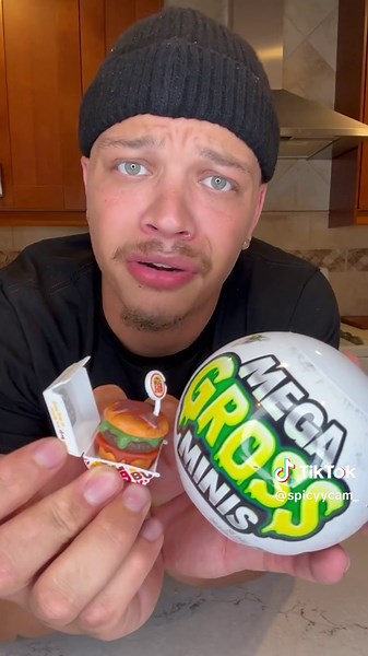 Recreating Bug Burgers from Mega Gross Minis | Mustard, Ketchup, and Edible Bugs