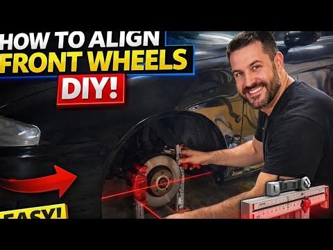 ￼How to align your front wheels in just 30min! DIY