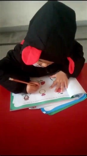 The purpose of this activity is *shape recognition* and *letter writing skills*. The child is writing the letter that corresponds to each picture on the given line, which helps in developing their ability to identify shapes and associate them with their corresponding letters.✨ | The Educators Kahuta campus | Facebook