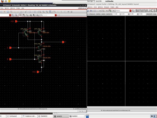 第4章 NAND2版图设计与验证【录播】二输入与非门版图及其验证