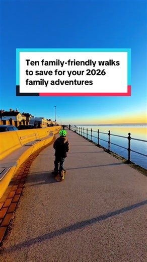 ✨ 10 Family‑Friendly Walks to Start Your 2026 Adventures ✨ Fresh air, little legs & big views. Here are 10 of my favourite walks across the North West & North Wales to kick off the new year 👇🏻 1️⃣ Royden Park, Wirral 📍 CH48 1NP 🅿️ £1–£5 💰 Free entry 🚶‍♀️ 1–4 miles ✨ Woodland, heathland, walled garden & mini railway (seasonal) 2️⃣ Beeston Castle, Cheshire 📍 CW6 9TX 🅿️ Pay & display (free for EH members) 💰 Entry fee applies (English Heritage members free) 🚶‍♀️ 1–1.5 miles ✨ Woodland trai
