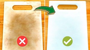 Easy & Cheap Plastic Chopping Board Cleaning Hack