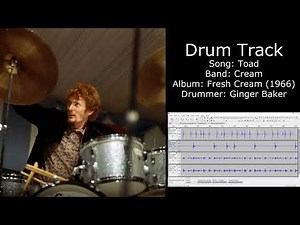 Toad (Cream) • Drum Track