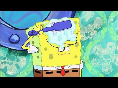 Spongebob Brushes His Eyes for 10 Minutes