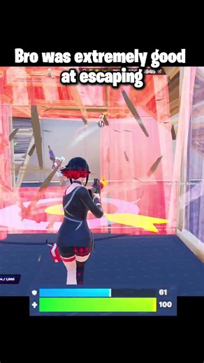 Bro was extremely good at escaping #fortnite