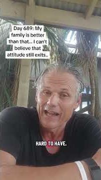 Day 689 in a row of 20km a day. My family is better than that! How does this opinion still exist?