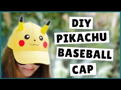 DIY Pikachu Baseball Cap | DIY Pikachu Hat | DIY Pokémon Craft