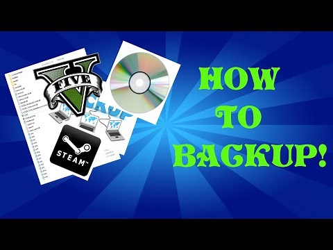 How To Backup Original - (GTA V) - Game Files - Tutorial - (DISC/STEAM) - (PC)