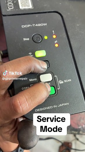 Brother T420w Printer Service Mode Guide