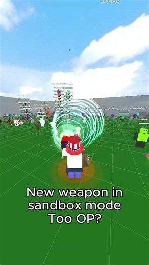 New weapon in sandbox mode, Too OP? #fisterdotfun