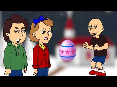 Classic Caillou Misbehaves on Easter Sunday