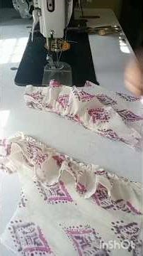 How to cut & sew ruffle top #CottonTop #summerfriendly