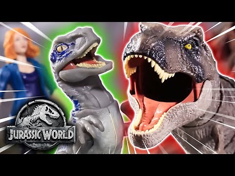 Scorpios rex Rampage at Camp Cretaceous! | Jurassic World | Mattel Action!