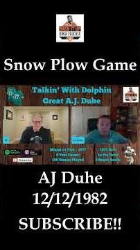 AJ Duhe Talks About The Snow Plow Game