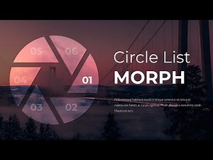 Circle List MORPH tutorial Transisi Morph PowerPoint