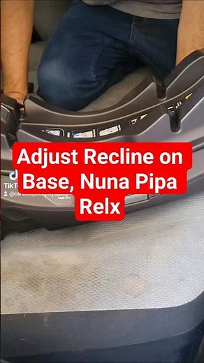 Adjust Recline on Base, Nuna Pipa Relx