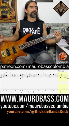 Labios Compartidos – Maná – Cover en bajo #Maurobass #rock #coverbajo #basscover